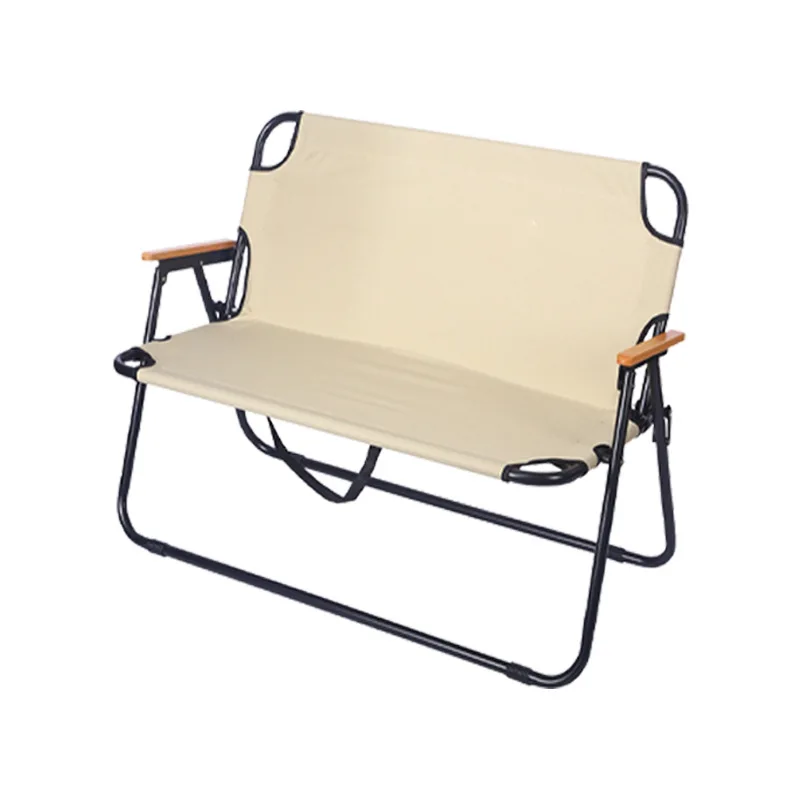 

CHR017 Portable Folding Double Person Chair Camping Leisure Fishing Beach Chair For Outside