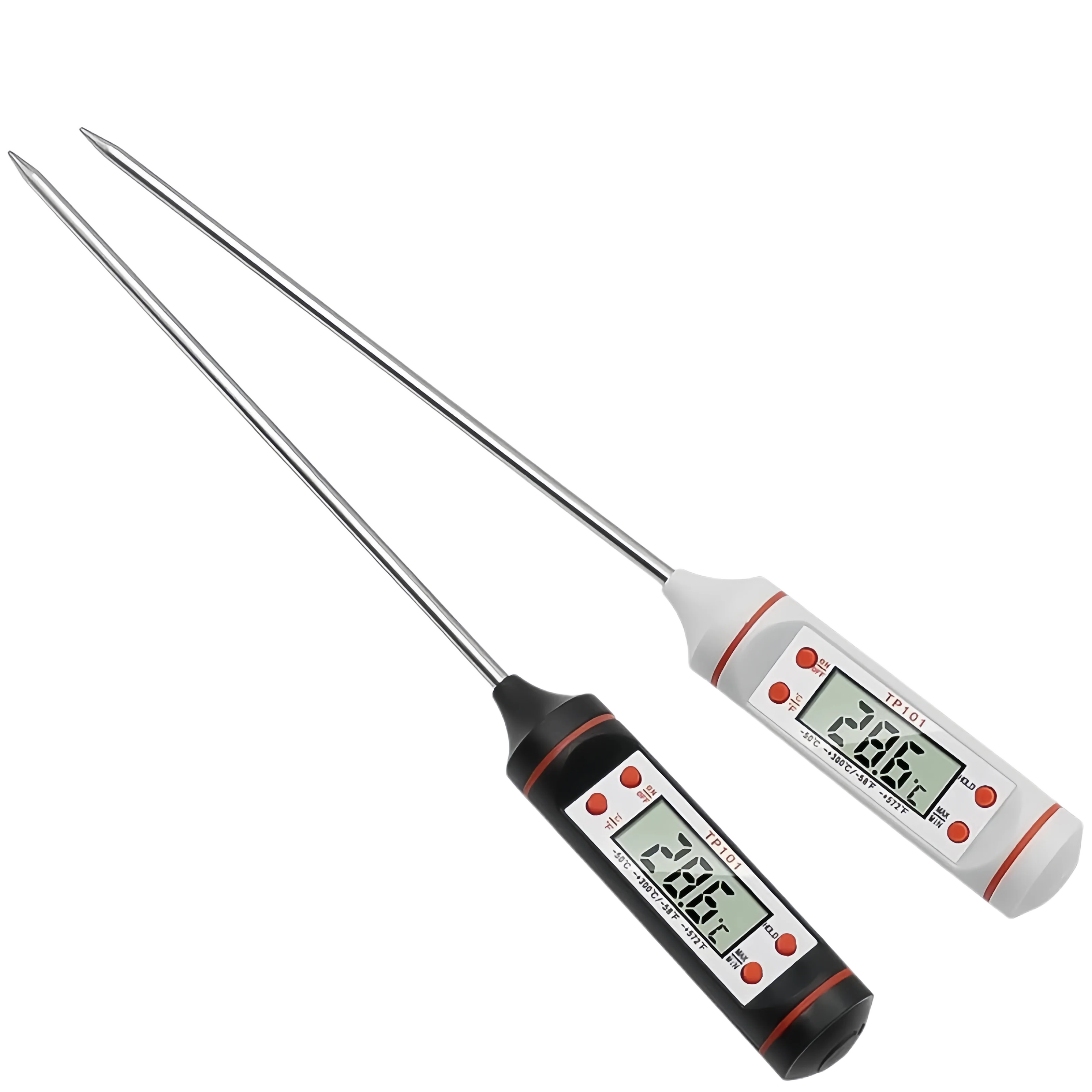 1pc Electronic Culinary Thermometer Food Digital Thermometers With Lcd Display For Kitchen Cooking Beef Meat Bbq And Milk