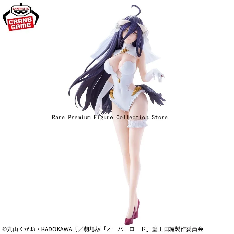 

In Stock Original BANDAI BANPRESTO Overlord Albedo PVC Model 27cm - Anime Character Collection & Desktop Decoration Gift