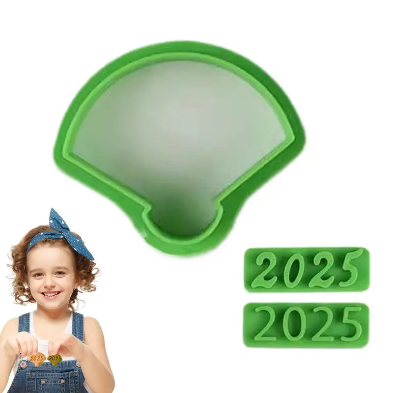 2025 Happy New Year Cookie Stamp Chinese Snake Year Cookie Mould Baking Cutters New Year Shapes, Kids Baking Tool Baking Supplie