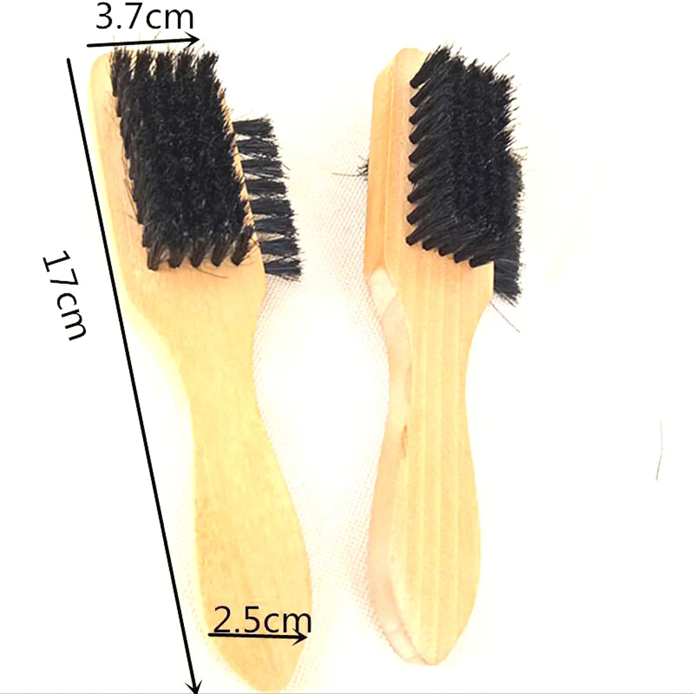 Three-Sides Laundry Brush Shoe Polish Brush Shine Brush for Stains/Cleaning Brushes for  Leather/Bags/Boots and Shoes