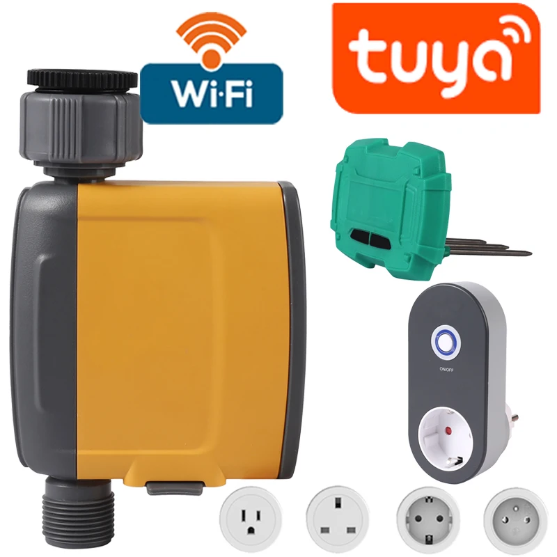 WIFI Tuya Smart Home Garden Automatic Watering Timer Rain Sensor Irrigation Sprinkler