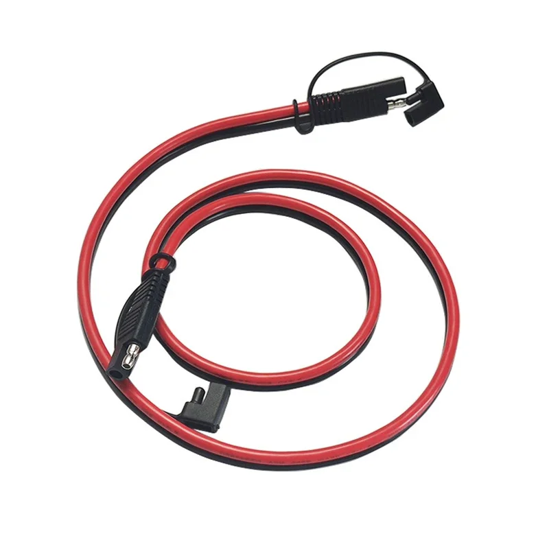 95CM 10AWG SAE to SAE 2 Pin Quick Disconnect Power Automotive Extension Cable Cap for Solar Panels Battrey Motorcycle Battrey