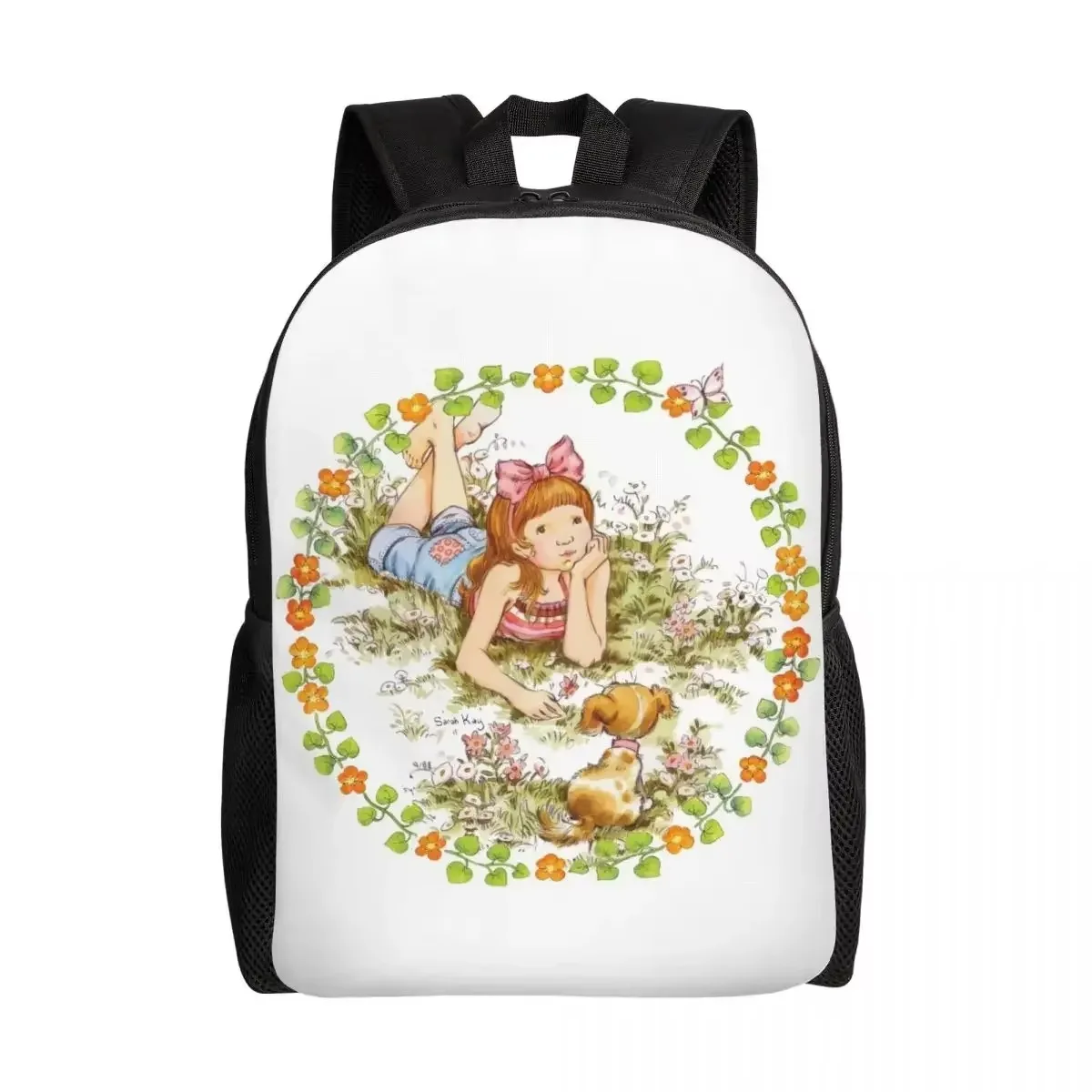 

Custom Sarah Kay With Love Backpacks for Women Men Waterproof School College Bag Print Bookbag