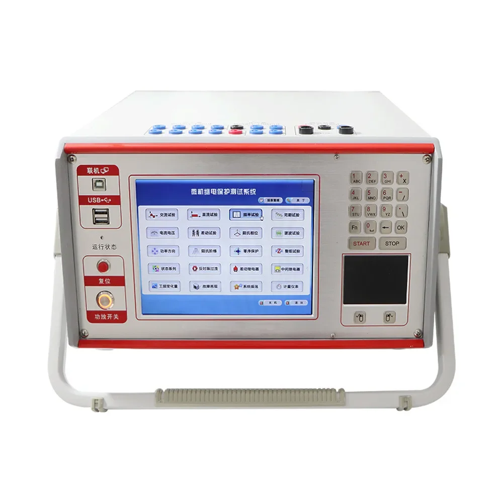 for 3 Phase Protection Relay Tester Relay Protection Analyzer Three Phase Secondary Current Injection Test Meter