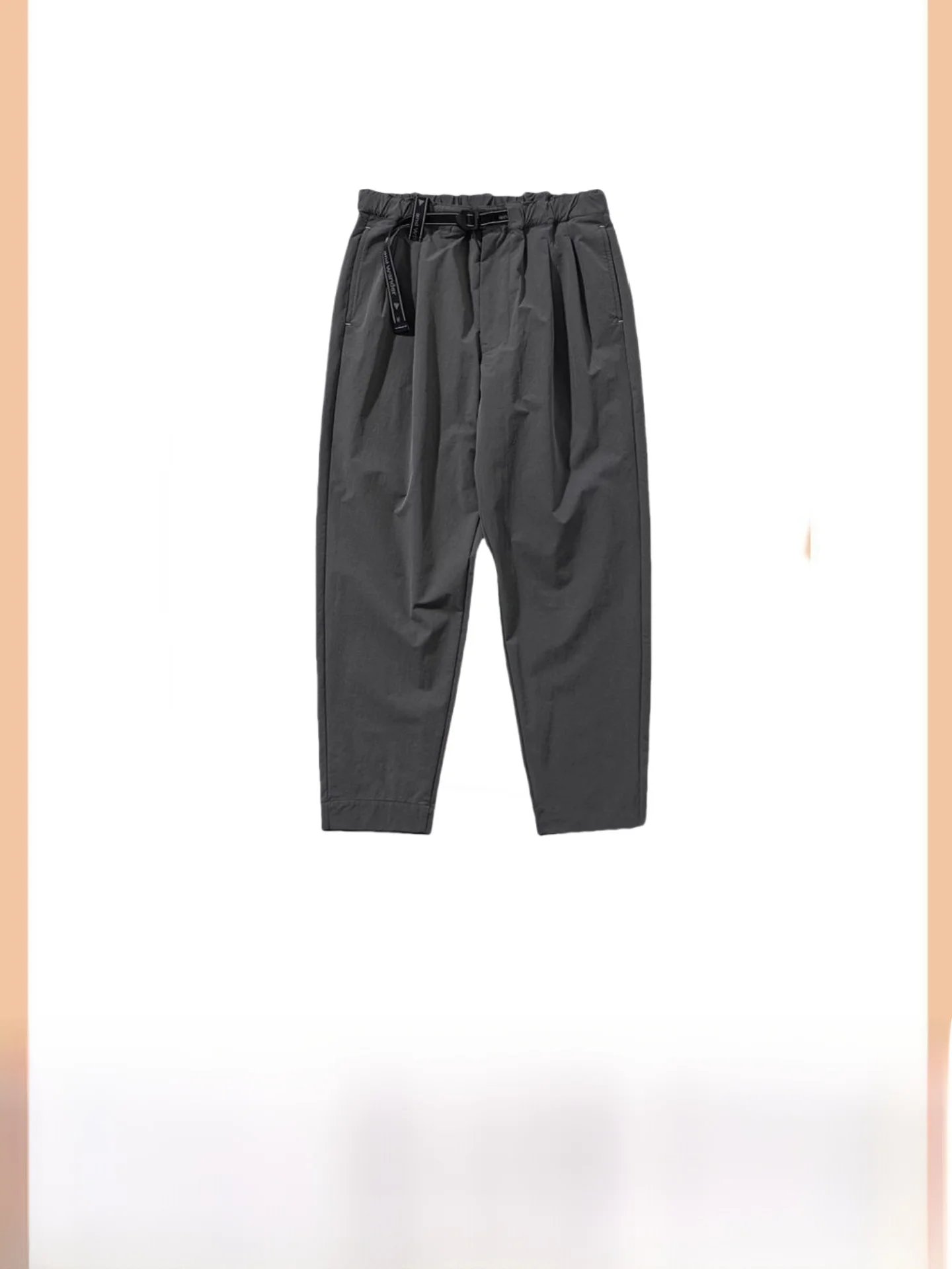 

Свободные быстросохнущие уличные брюки из девяти частей, простые, функциональные, прямого кроя, для молодежи, повседневная одежда