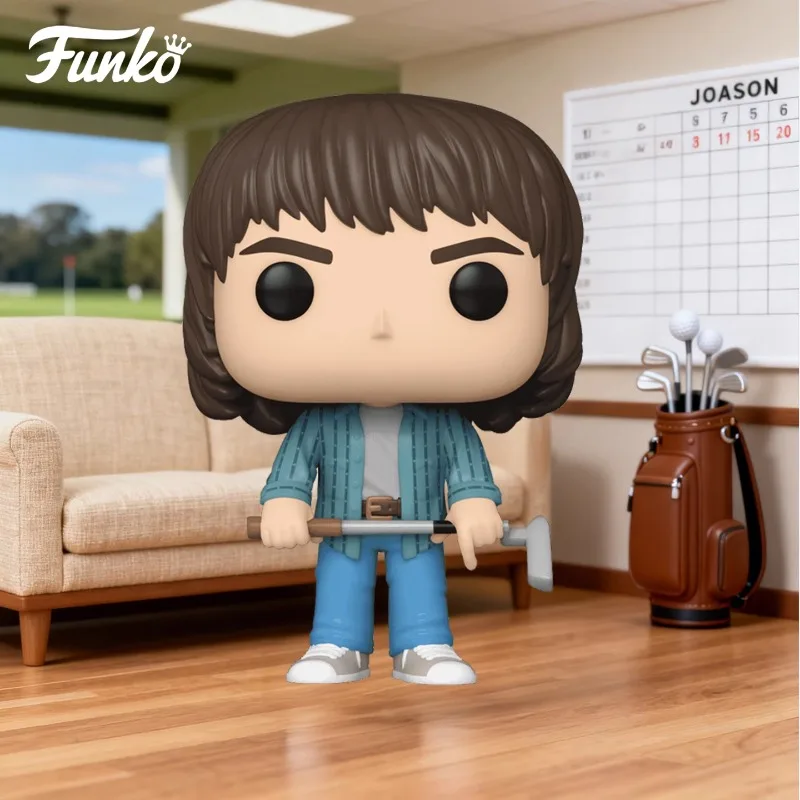 

Подлинное издание FUNKO POP 《Очень странные дела: Eddie, Dustin, Eleven》Action Desktop Decoration Ornament Model Toys Коллекционная модель