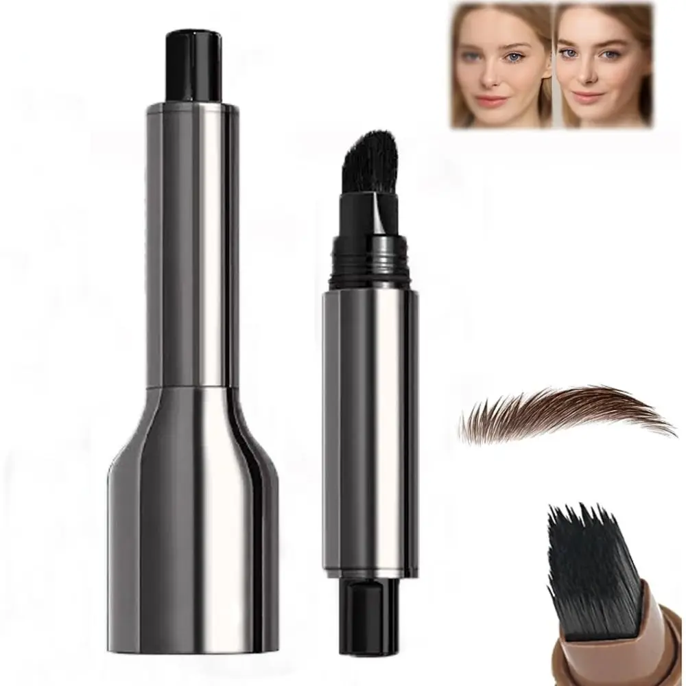 Waterproof Eyebrow Pencil Hair-Like Strokes Quick Drying Angled Eye Brow Brush Multifunctional Usage Angled Brush Eyebrow Tint