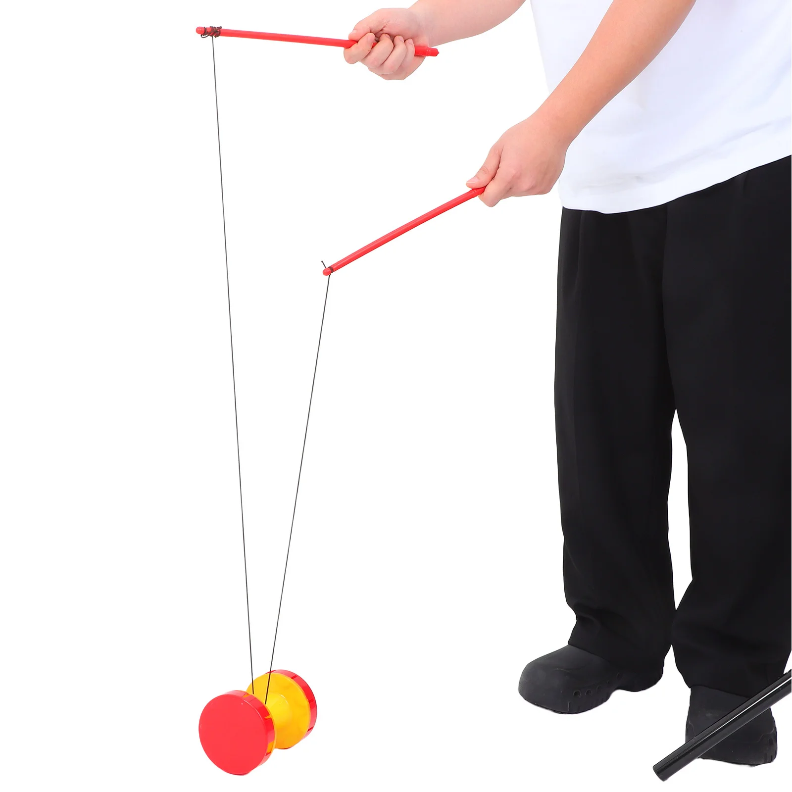 

1 set 1 Set Dualaxis Double Bearing Diabolo Chinese Yoyo Skill Lightweight Plastic Outdoor Fitness Juggling Game For Kids Adults