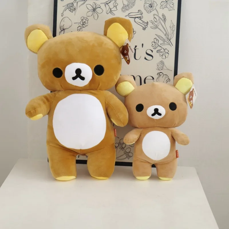 Rilakkuma plüsch bär peluche schöne anime bär ausgestopfte puppe japan anime geburtstags geschenke weihnachts geschenk kawaii zimmer dekor