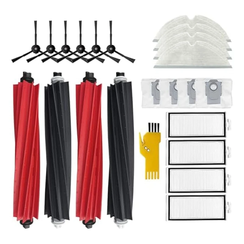 

Parts Accessories Kit For Roborock Q8 Max+ Q5 Pro Q8 Max Q5 Pro+ Robot Vacuum Cleaner Main Side Brush Filter Mop Dust Bag