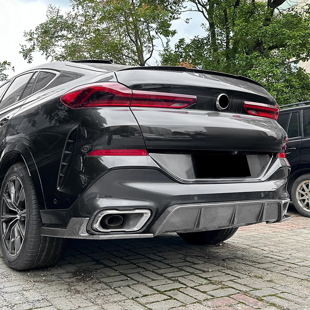 Suitable for BMW X6 G06 M Sport 2019+ rear lip rear blade spoiler wind knife modification