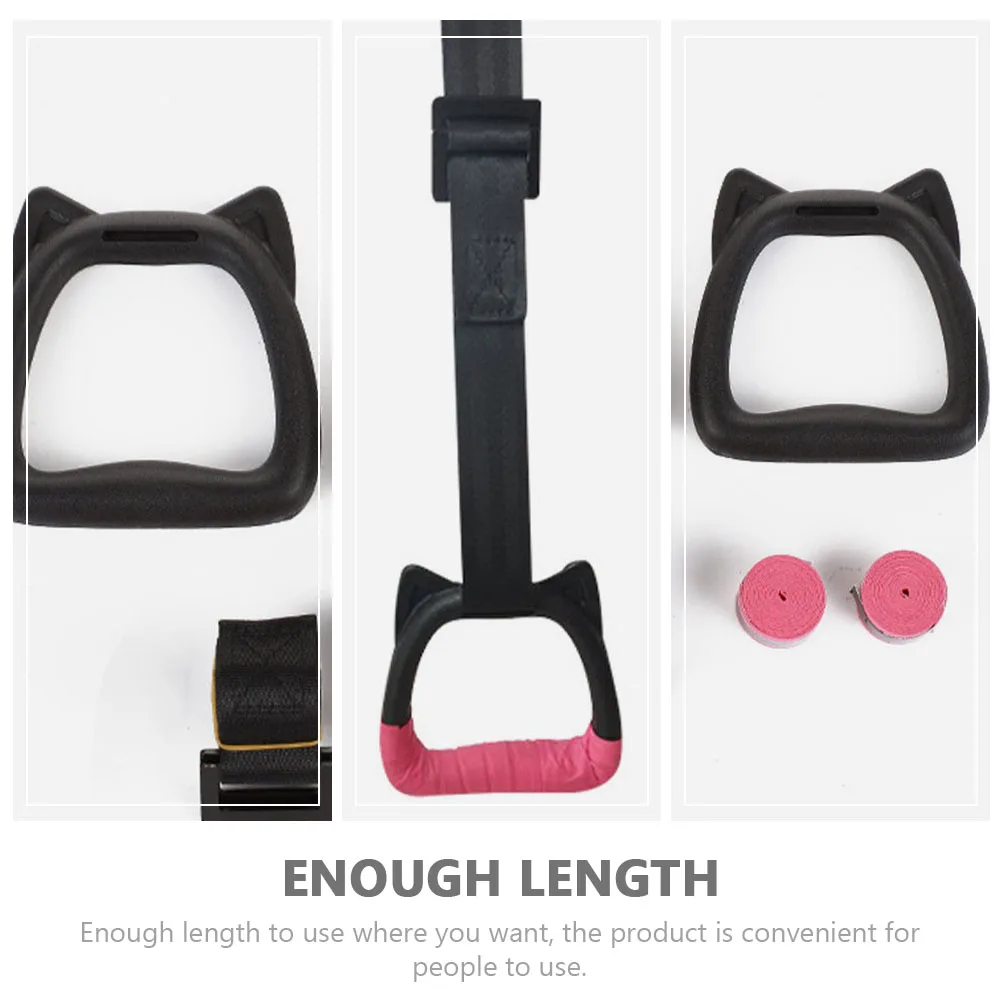 

1 Set Of Indoor Gym Adjustable Straps Pull-Up Strength Training Durable Fitness Equipment For Home Kids Adults Bodybuilding