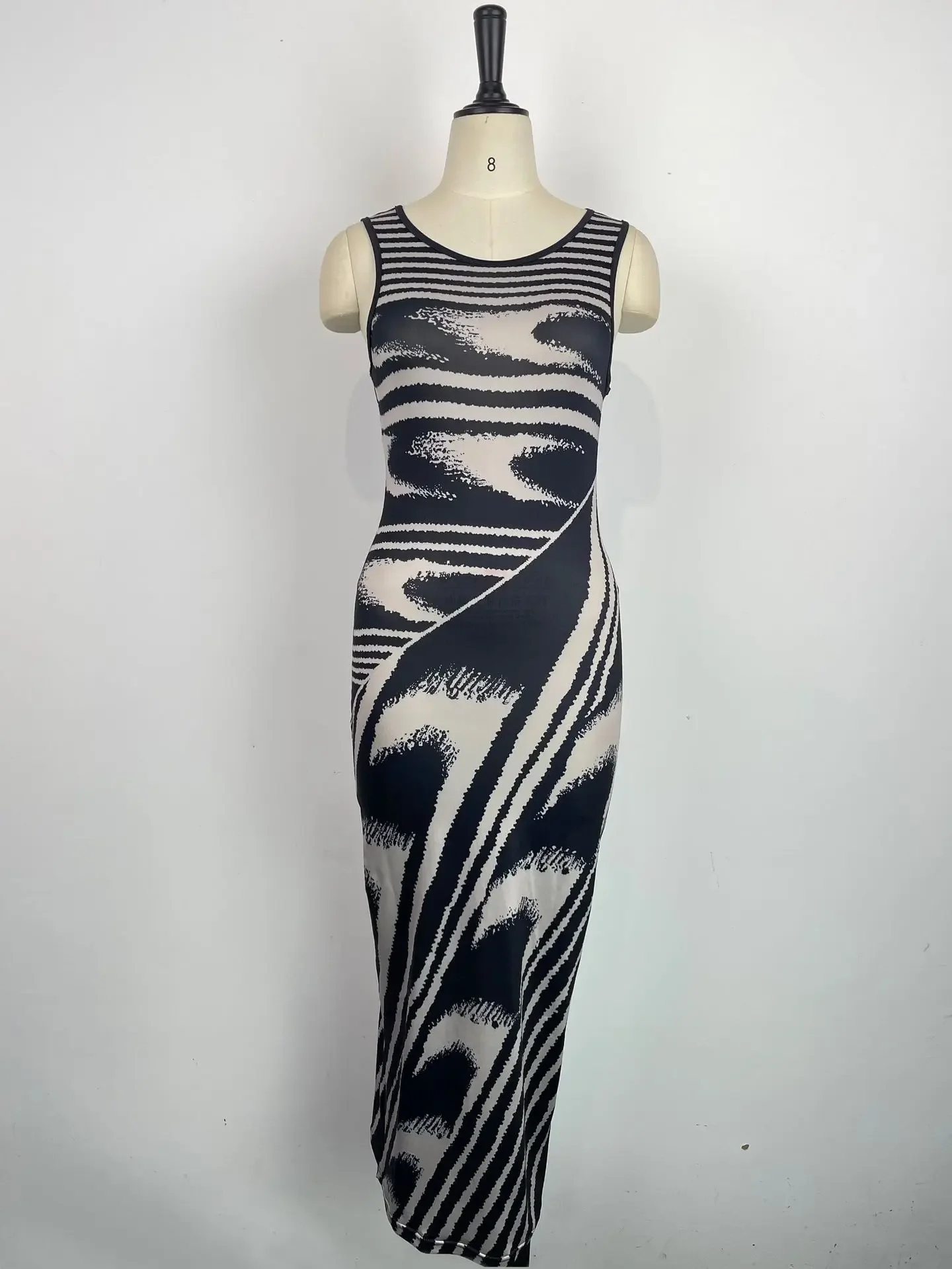Abito da donna o-collo senza maniche abiti con fondo abiti 2023 moda Streetwear 2023 autunno inverno abbigliamento Solid Vestido Traf