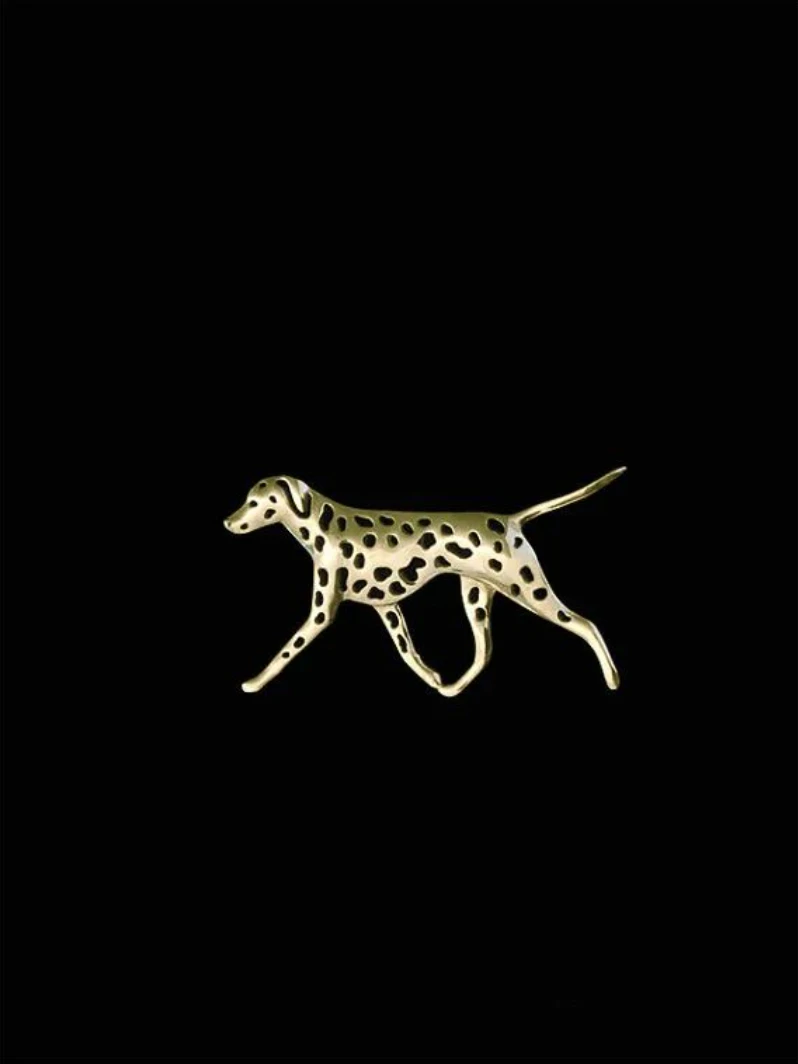 Trendy Dalmatian Dog Brooches