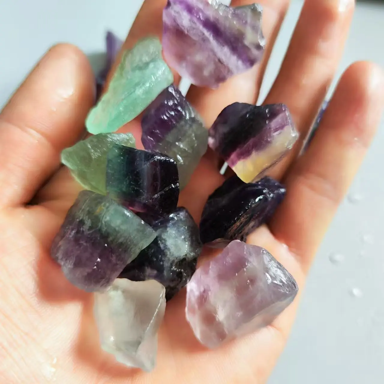 The Fascinating World of Colorful Fluorite Natural Healing Crystals Gemstones Specimens Collectible Home Garden Decoration Stone