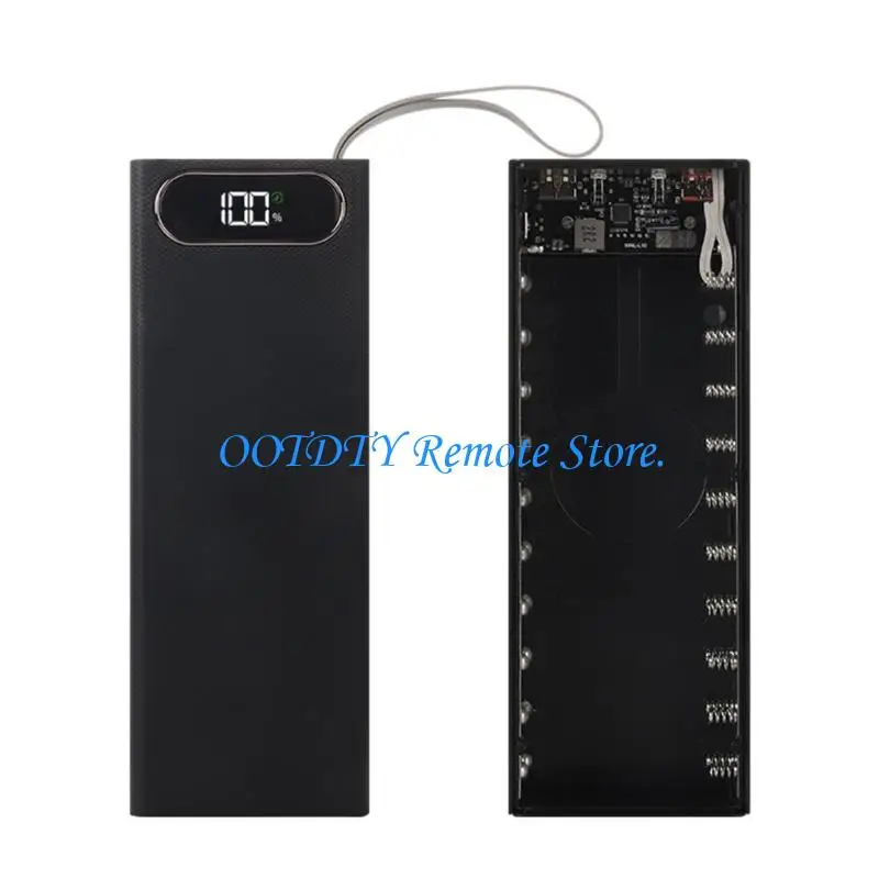  Quick Release 18650 Battery Storage Box 22.5W Fast Charging 20Slots Configuration WeldingFree Plastic Base Storage Case