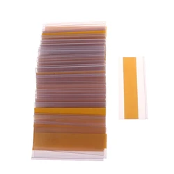 50Pcs Self Adhesive Price Tag Holder Supermarket Price Signs Price Tag Display Shelf Price Label Holder Clear PVC