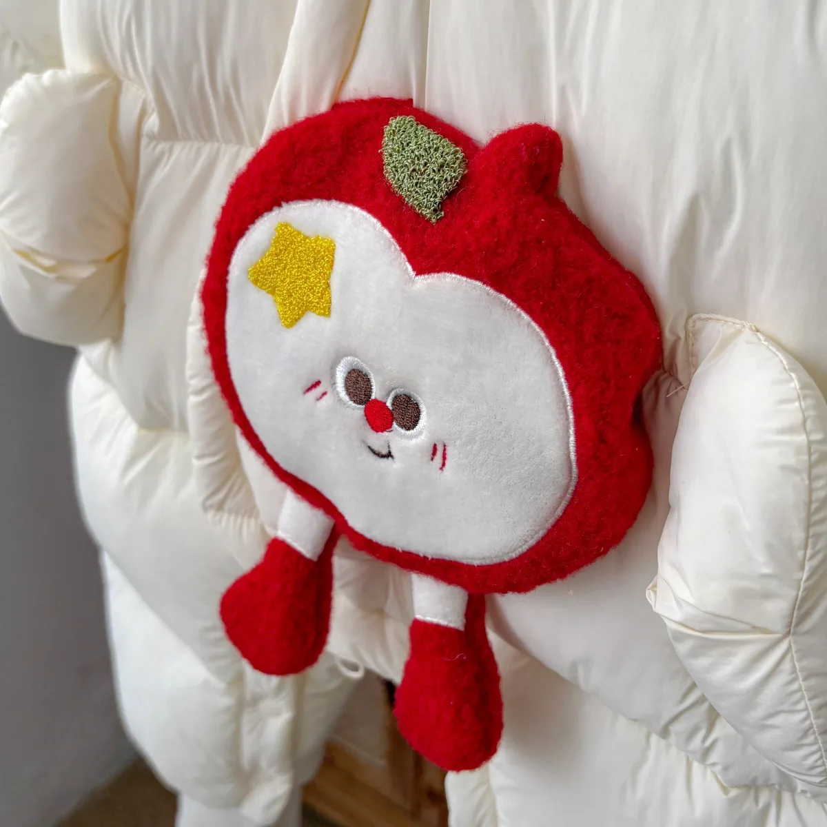 新生児用冬用裏起毛ロンパースセット 韓国風スレ漫画デザイン 高伸縮性 通気性 C...