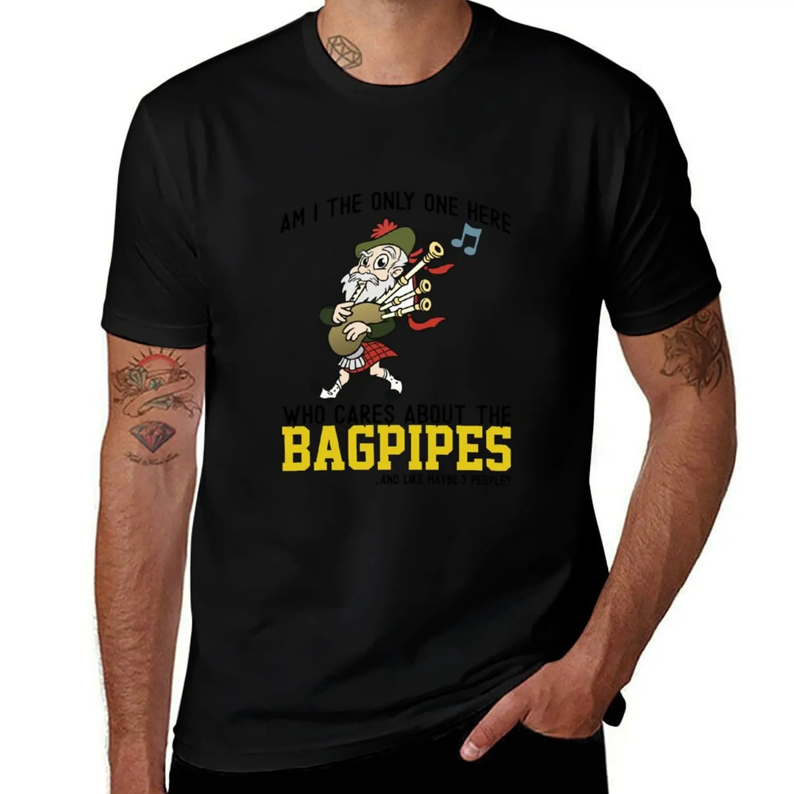 

Bagpipe Friends T-Shirt man t shirt heavy cotton t shirts with prints anime tshirt T-Shirt