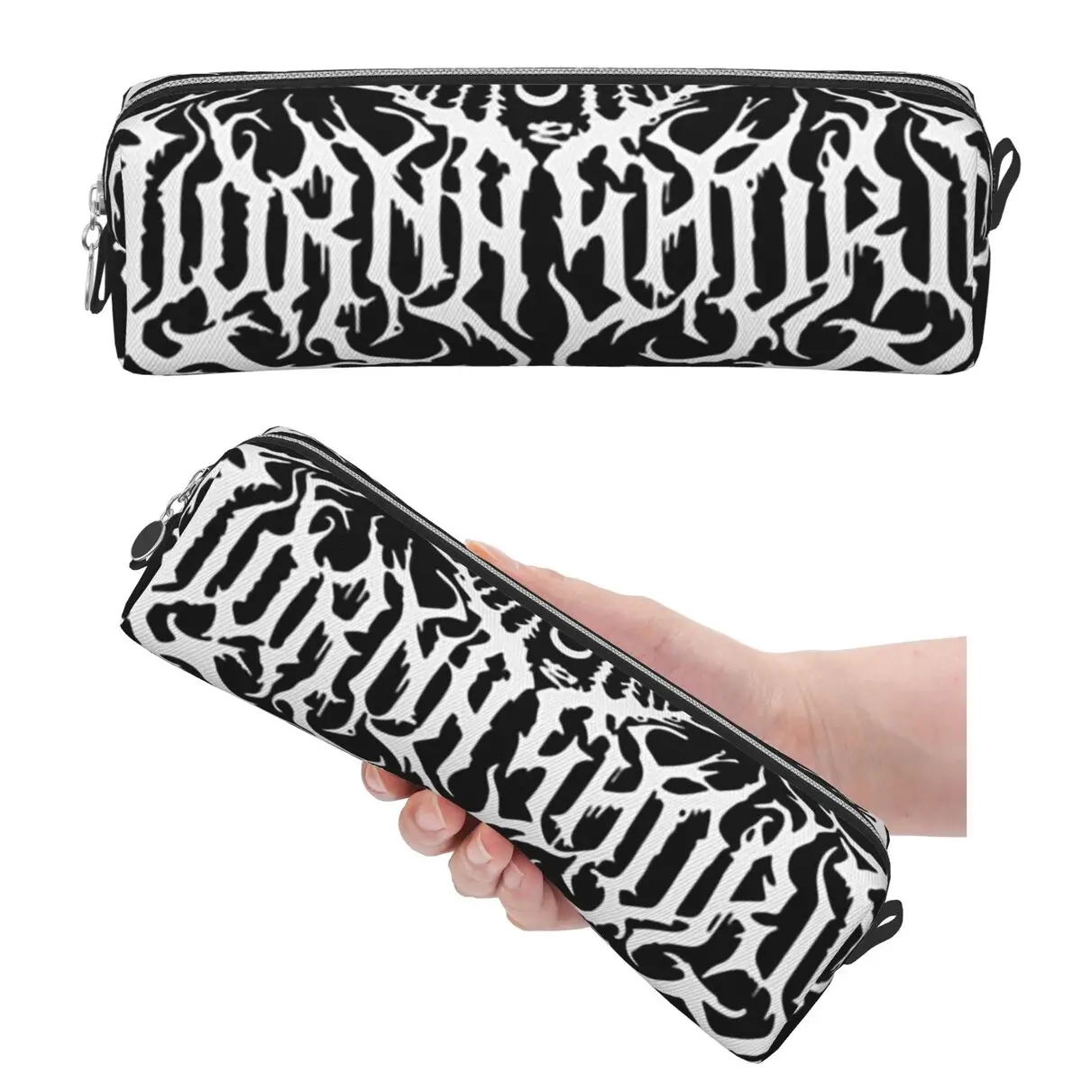 Lorna Shore Merch Lorna Shore Logo Federmäppchen für Schüler, Stiftbox, Bleistiftbeutel, großes Fassungsvermögen, Federmäppchen zur Aufbewahrung von Schreibwaren