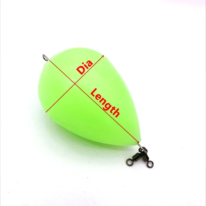 Flotador de pesca luminoso ascendente – lanzamiento larga distancia