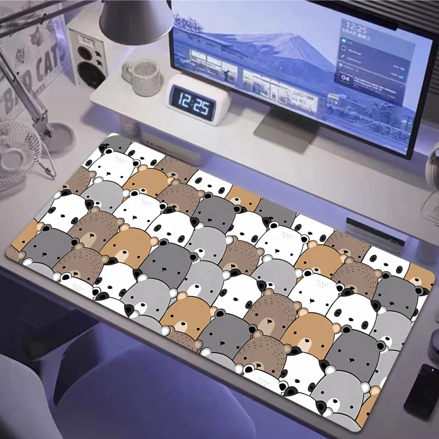 

XXL Mouse Pad Anime Cats Desk accessories Gamer PC Gaming Mats Non-slip Carpet Computer Desk Mats 90x40 Cat Mousepad