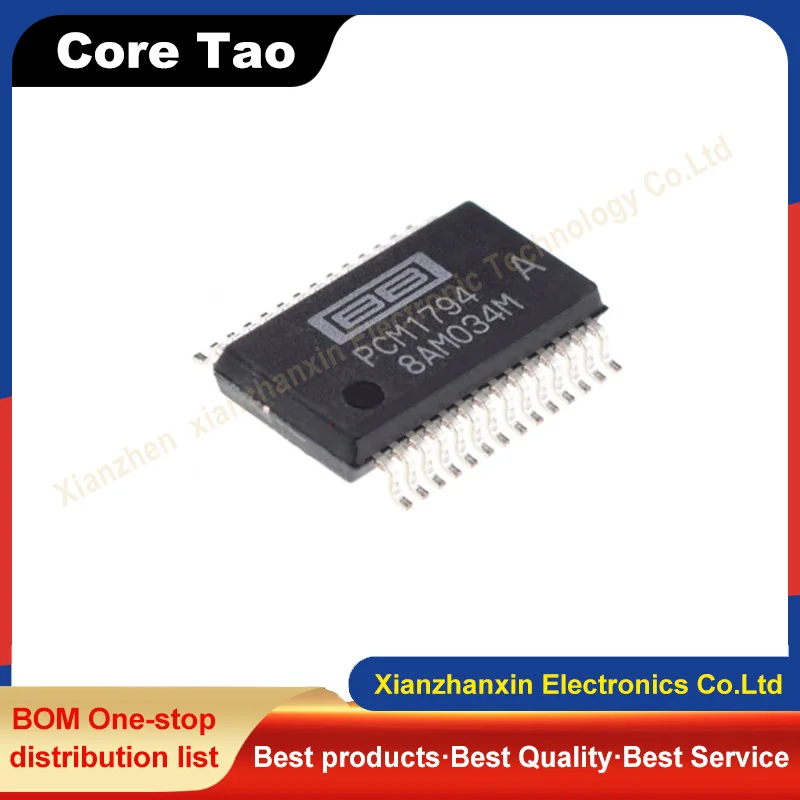 

1PCS/LOT PCM1794ADBR PCM1794 SSOP28 Audio decoding chip