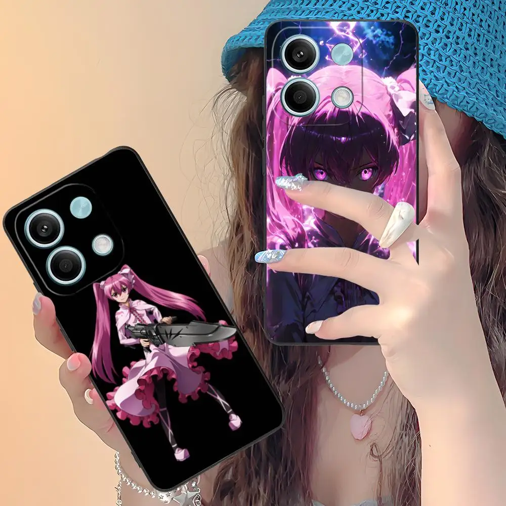 Akame Ga Kill Mine حافظة هاتف محمول لهاتف Xiaomi Redmi Note 14 13 12 11 S Pro Plus 4G 5G غطاء طباعة ملون للهاتف الذكي #1