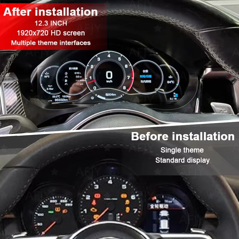 

For Porsche Macan 2014-2025 Car LCD Dashboard Digital Cluster Virtual Cockpit Instrument Speedometer Multifunctional Head unit
