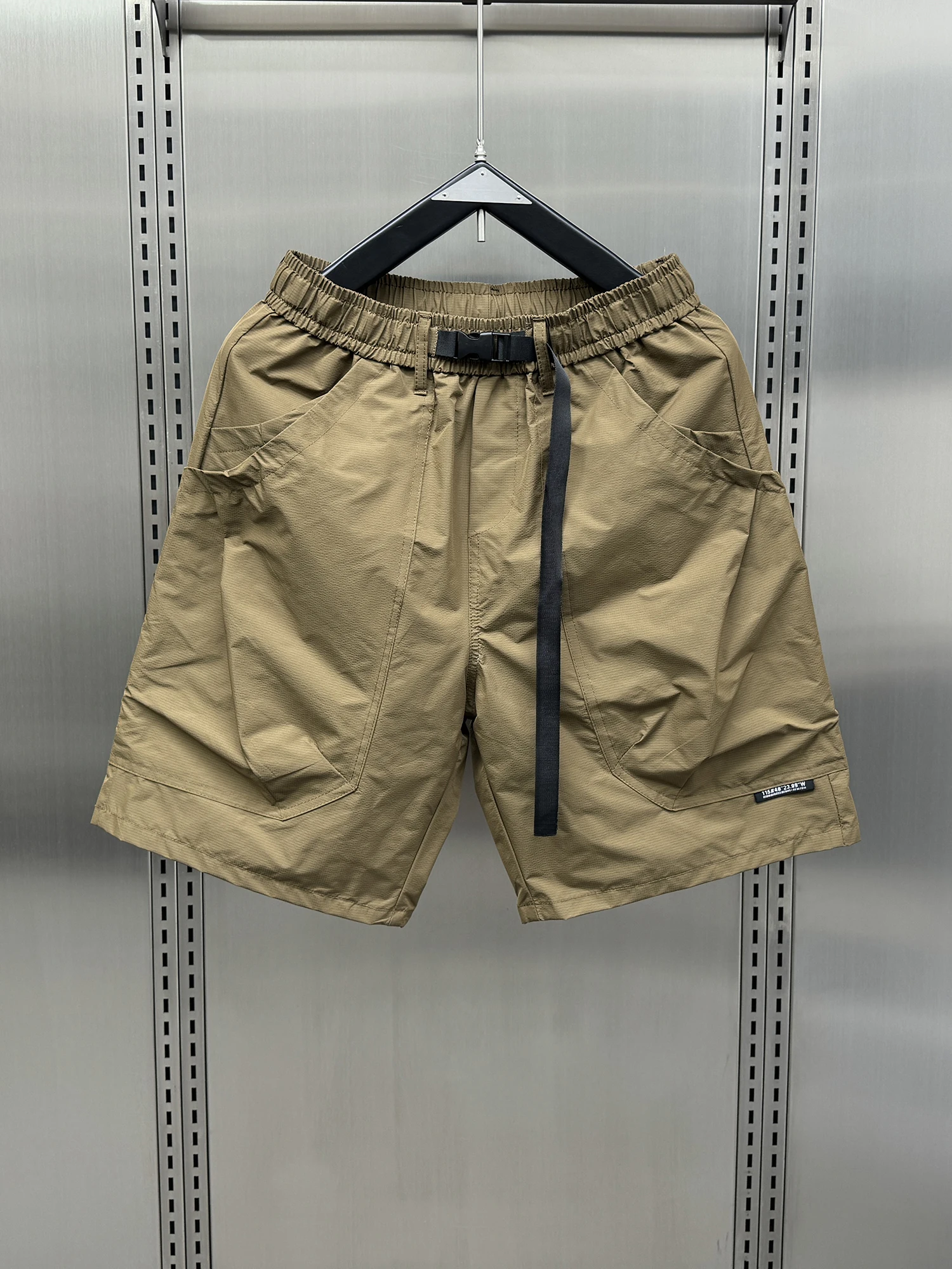 

Summer New Sle Men's Workwear orts Thin Five-Quarter Loose Beach Pants Qui Dry Breathable Cargo orts Trendy Brand