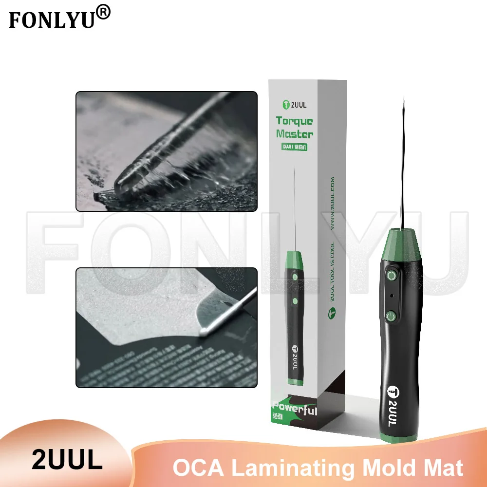 

2UUL Degumming Kit OCA Glue Remover For Mobile Phone Frame Screen Adhesive Removal Replace Needle Adjustable Speed Repair Tools