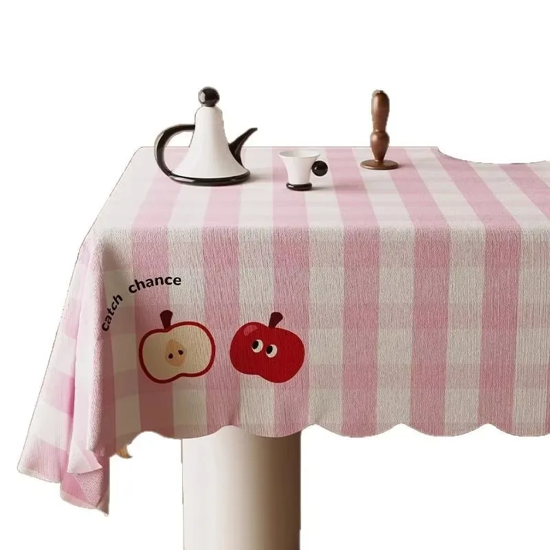 Special Shaped Table Cover, Waterproof Oilproof Decor Mat for Dining & Coffee Table
