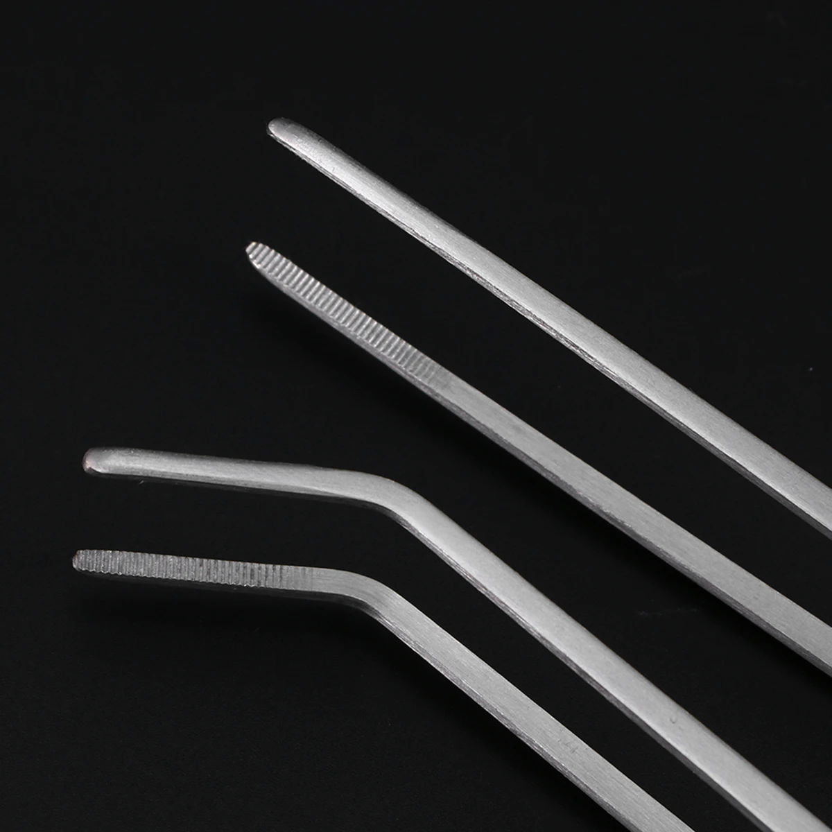 

Aquarium Plant Tweezers Set Stainless Steel Straight Curved Tongs Fish Tank Trimming Tools Professional Aquarist