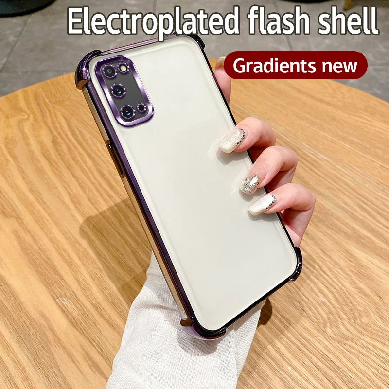 Voor Samsung Galaxy S20 Case Galaxy S20 SM-G980, SM-G980F Telefoonhoes Vier Hoek Airbag Anti Fall Softshell Cover