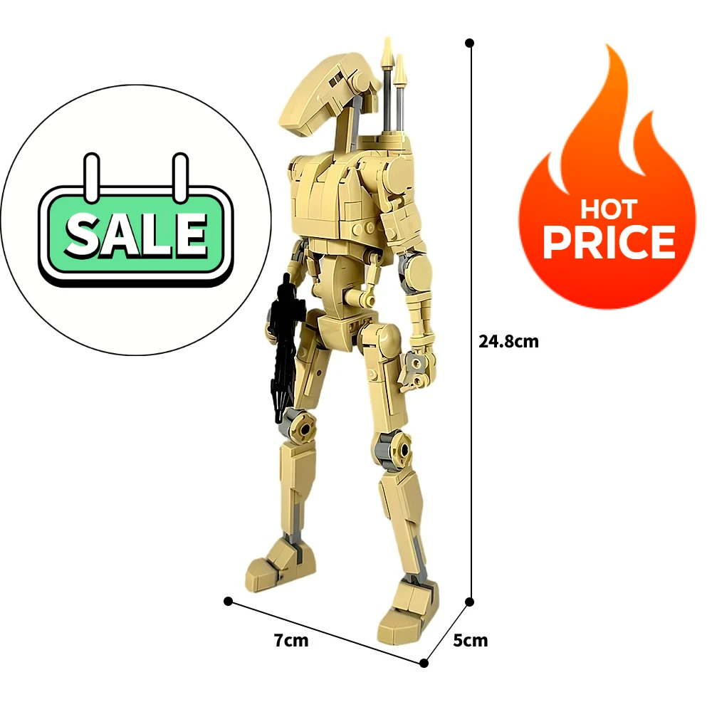 

MOC Space War B1 Battle Robot Building Blocks Model Alien Robot Bricks Toys Boys Birthday Gifts Educational Toys Collect Gifts