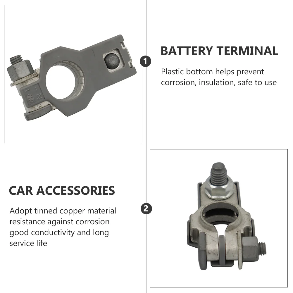 Positive and Negative Terminals Automotive Connector for Car Vehicle Quick Release Clip Accessories