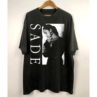 Summer Fashion Retro Sade Vintage 90s T-Shirt Pop Music Fan T-shirt Gifts for Men Women American Harajuku Y2K Streetwear Tops