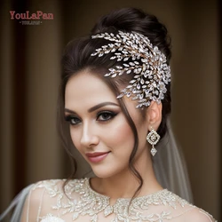 YouLaPan Rhinestone Bridal Headpiece Wedding Headwear Hair Accessories Woman Headband Jewelry Bride Headdresses for Party HP438