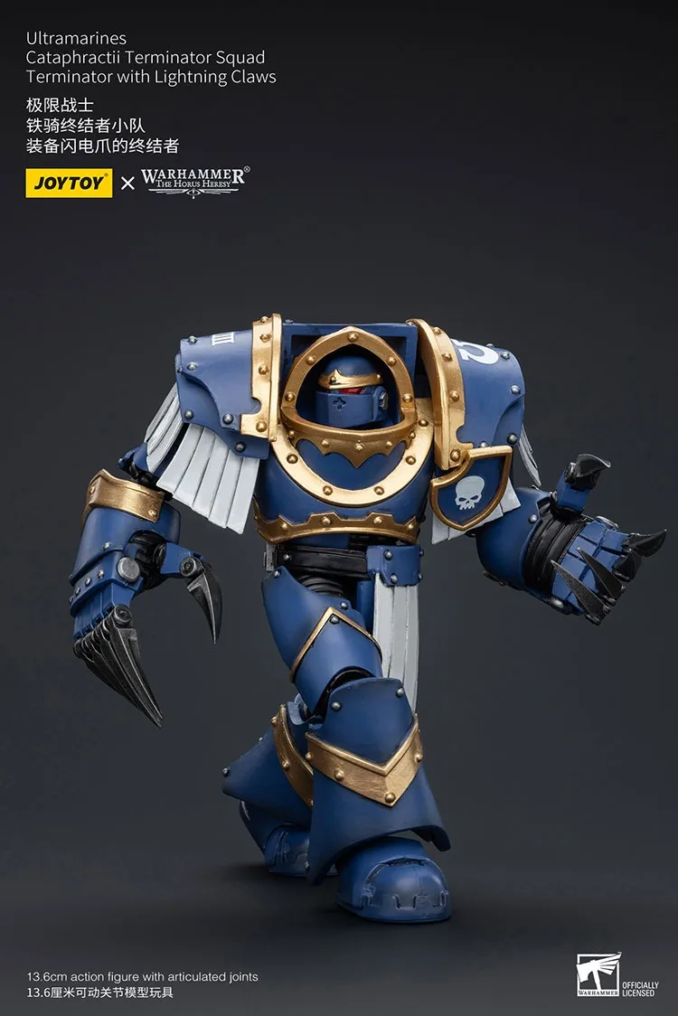 JOYTOY Warhammer "The Horus Heresy" Cataphractii Terminator Squad Ultramarines Gift Action Figures Doll Decoration Collection