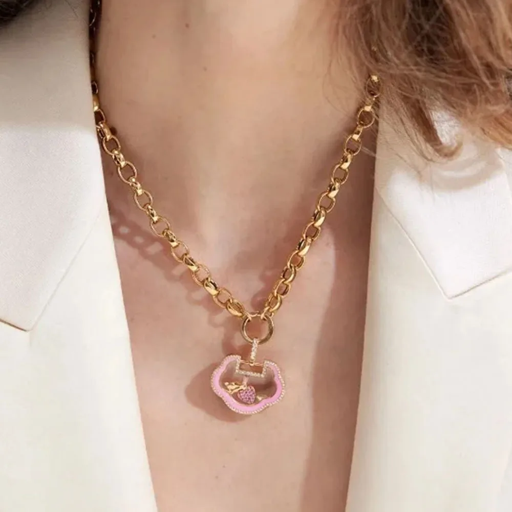 

Tiny Birthstone Charm For Glass Locket Necklace For Women Personality DIY Round Amulet Jewelry New Year Collection ChristmasGift