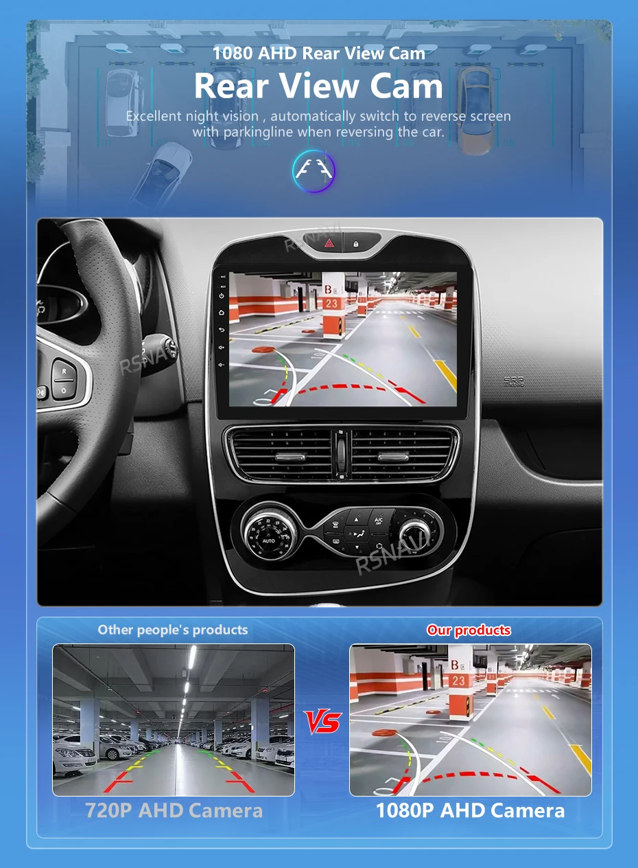 Android 16 CarPlay Stereoanlage für Renault Clio 4 BH98 KH98 2012-2016 2K QLED Android Autoradio Multimedia-Videoplayer GPS AI-Sprachsteuerung – Detail 10