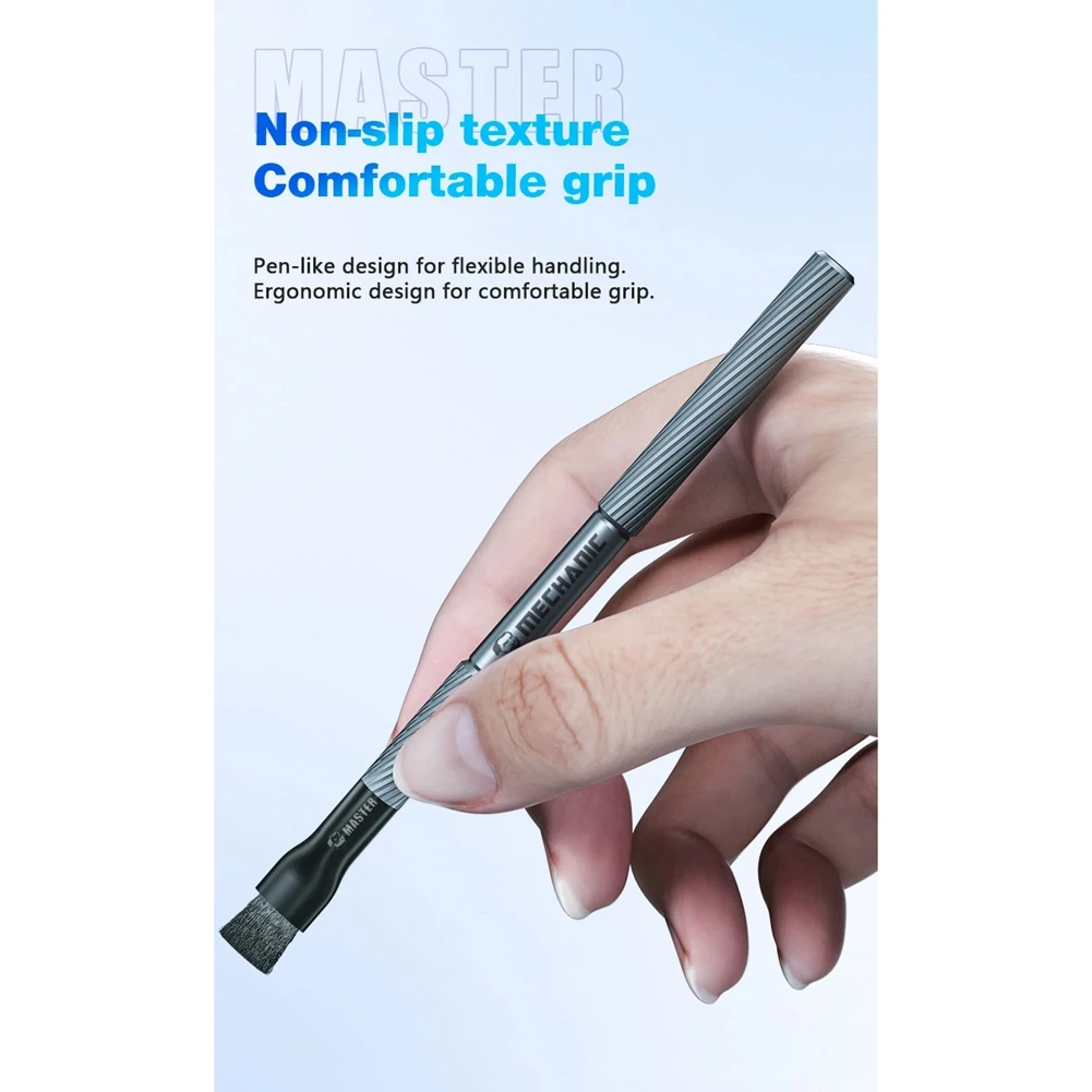 ميكانيكي 2 قطعة اللوحة الأم IC فرشاة إزالة الصمغ فرشاة الصلب ، إزالة الغراء إزالة القصدير ، أدوات فرشاة التلميع-[A04I]