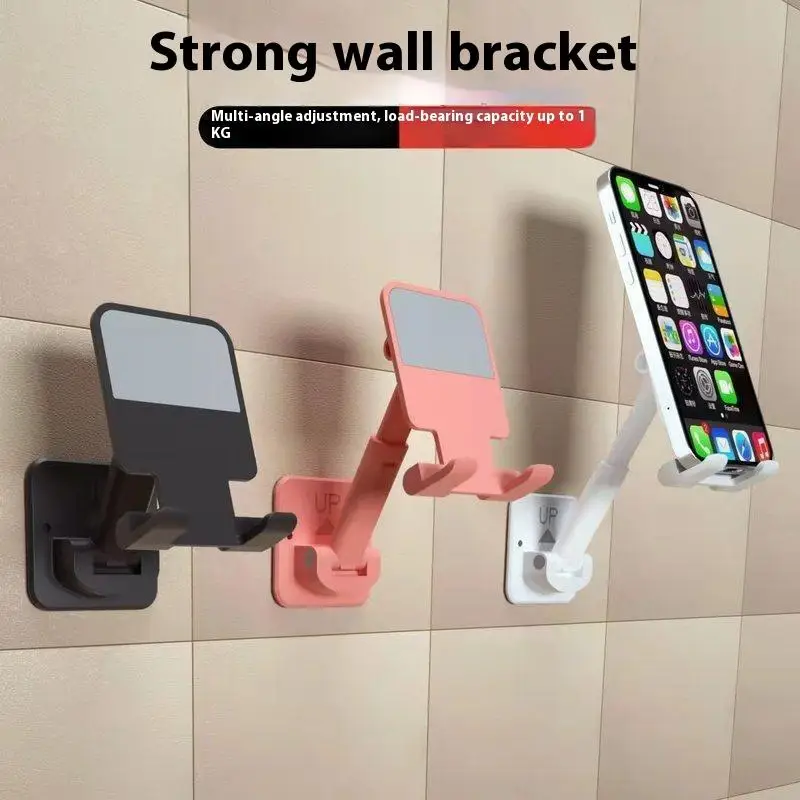 

Wall Sticker Mount Tablet Stand Stretchable Arm Cell Phone Wall Holder Adjustable Wall Stand For Phone 4-12inch Universal