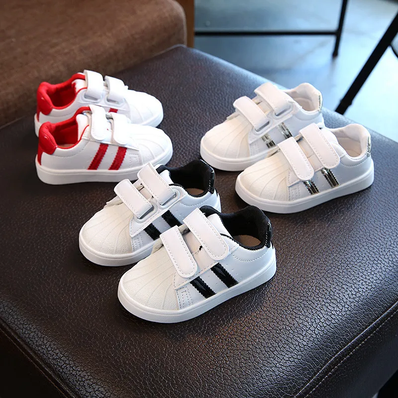 Baby Shoes Boys Sneakers Toddler Girls Shoes For Children PU Leather Flats Fashion Infant Soft Kids Casual Shoes Sapato Infantil