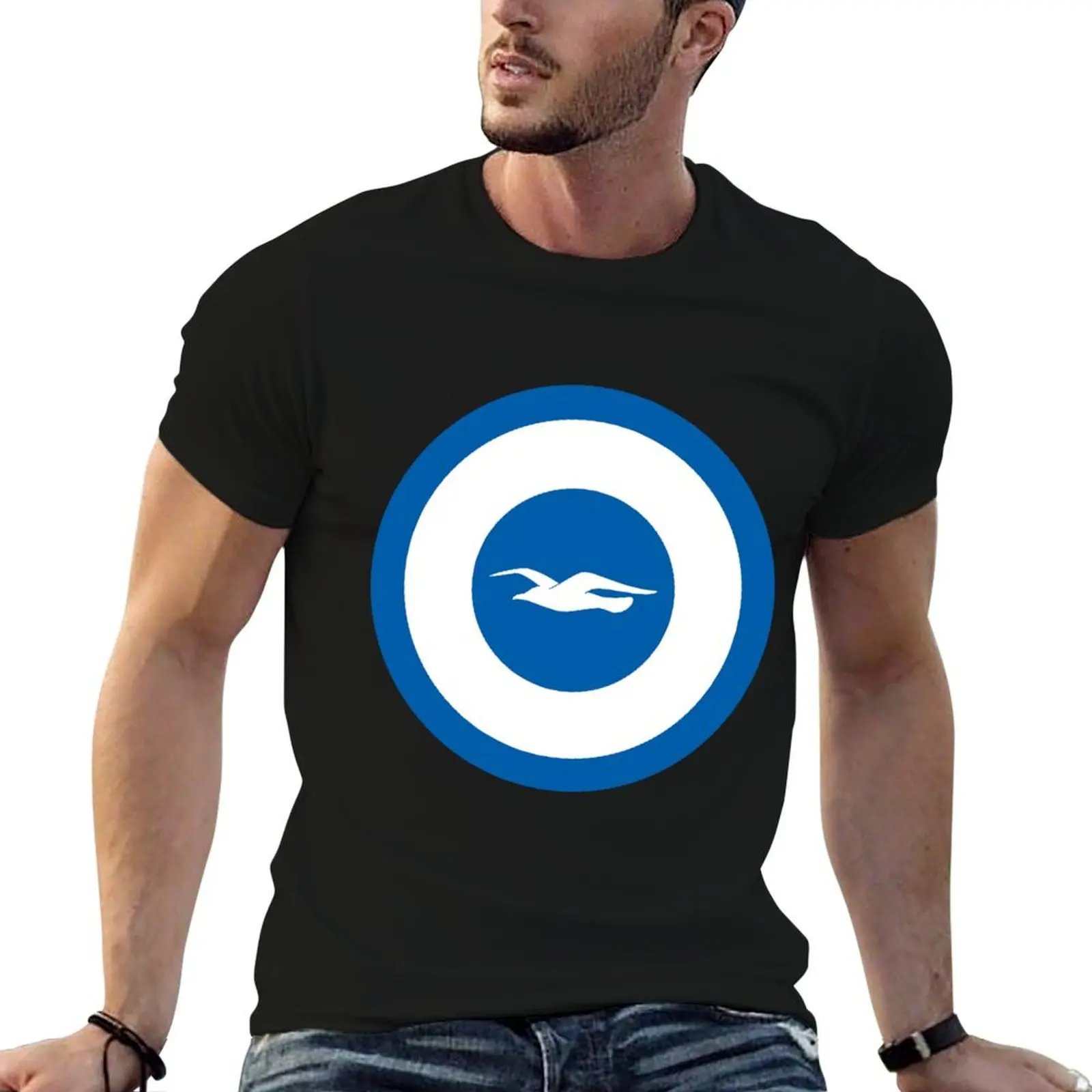 South Coast Seagulls Retro Football mod roundel T-Shirt new edition graphic shirts Men's clothing