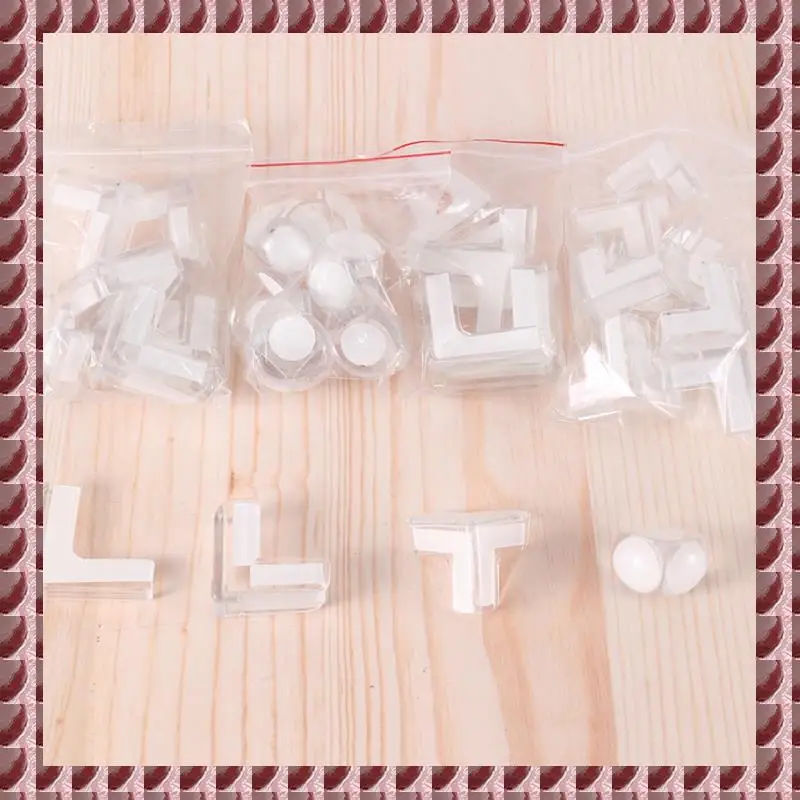 A95G 40 Pack Corner Protector,Protectors Guards Furniture Corner Guard & Edge Safety Clear And Transparent