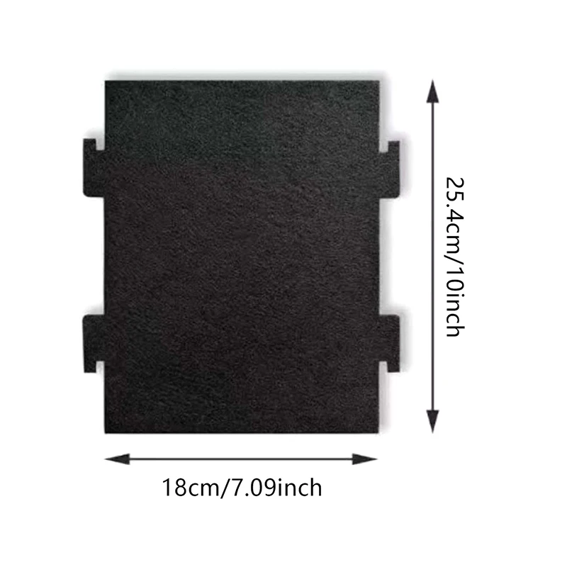 2 قطعة/الحزمة فلتر الهواء غطاء الميكروويف إزالة الرائحة أجزاء عملية فرن الميكروويف تصفية القطن للمطبخ المحلي KMLS311HBL