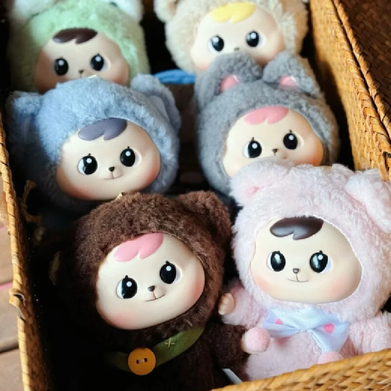 

Genuine Bao-Ao V1 Hug Bear Series Vinyl Plush Blind Box Cute Little Bear Doll Bag Exquisite Pendant Collection Toy Surprise Gift