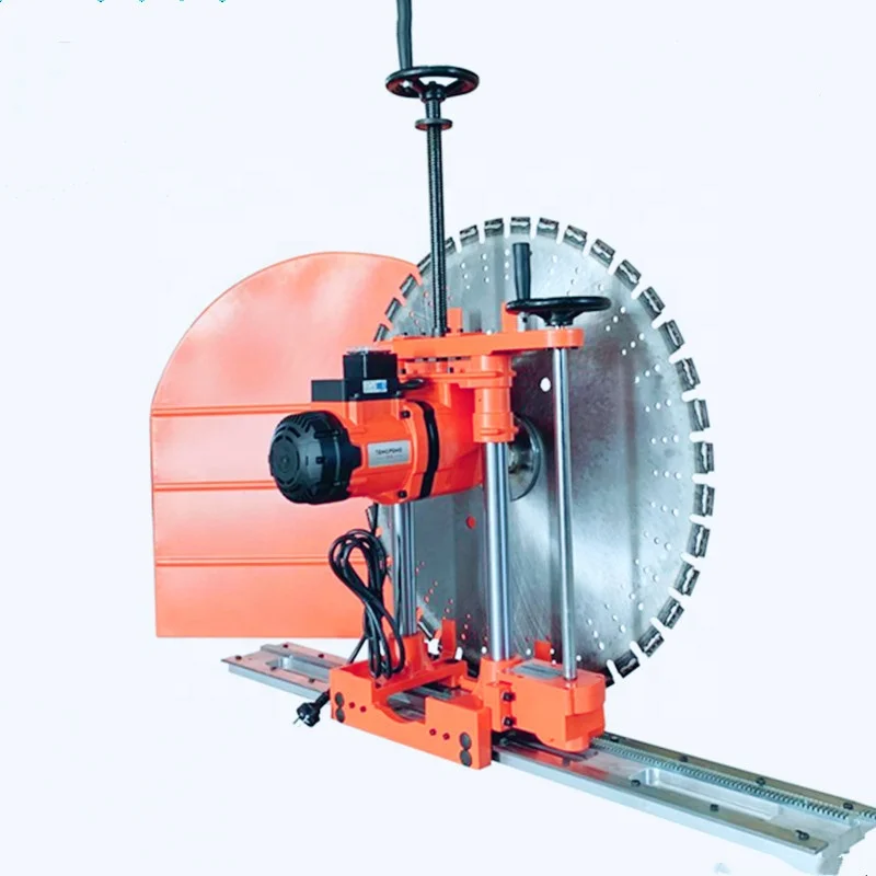 Industrial Electric Wall Professional 25KW Electric Wall Sawing System with Guide Rail and Diamond Blade for Concrete Demolition